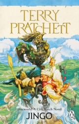 Book cover of Jingo by Terry Pratchett