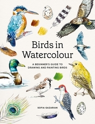 Book cover of Birds in Watercolour by Sofia Gazarian