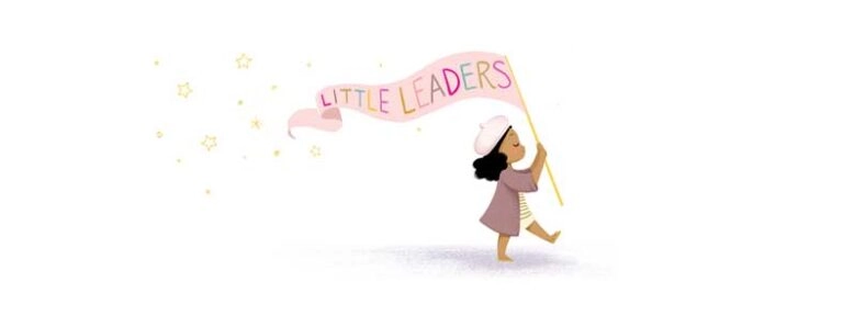 A photo of an illustration from the book Little Leaders by Vashti Harrison