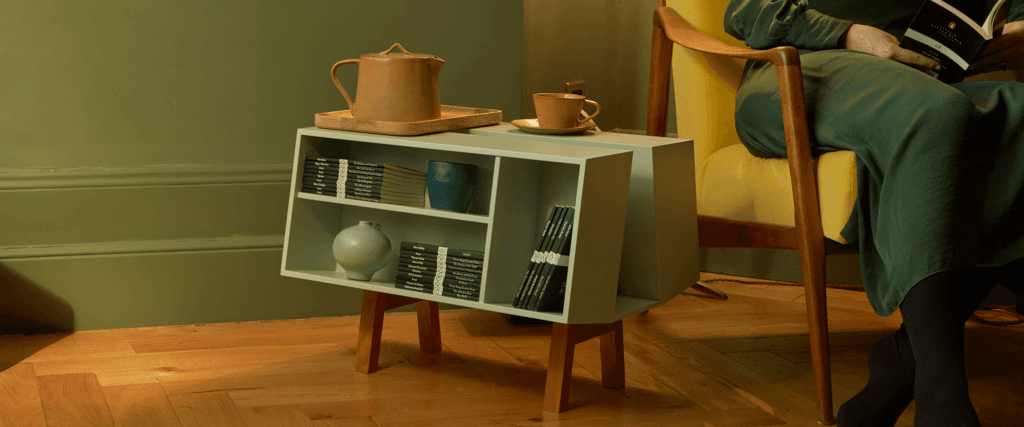 Picture of a green Isokon Donkey