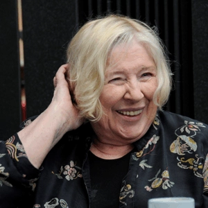 Portrait of Fay Weldon. Photo credit: Josh Pulmore