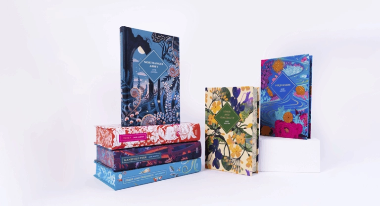 Packshot of the Vintage Collectors Jane Austen bundle series from Penguin Shop