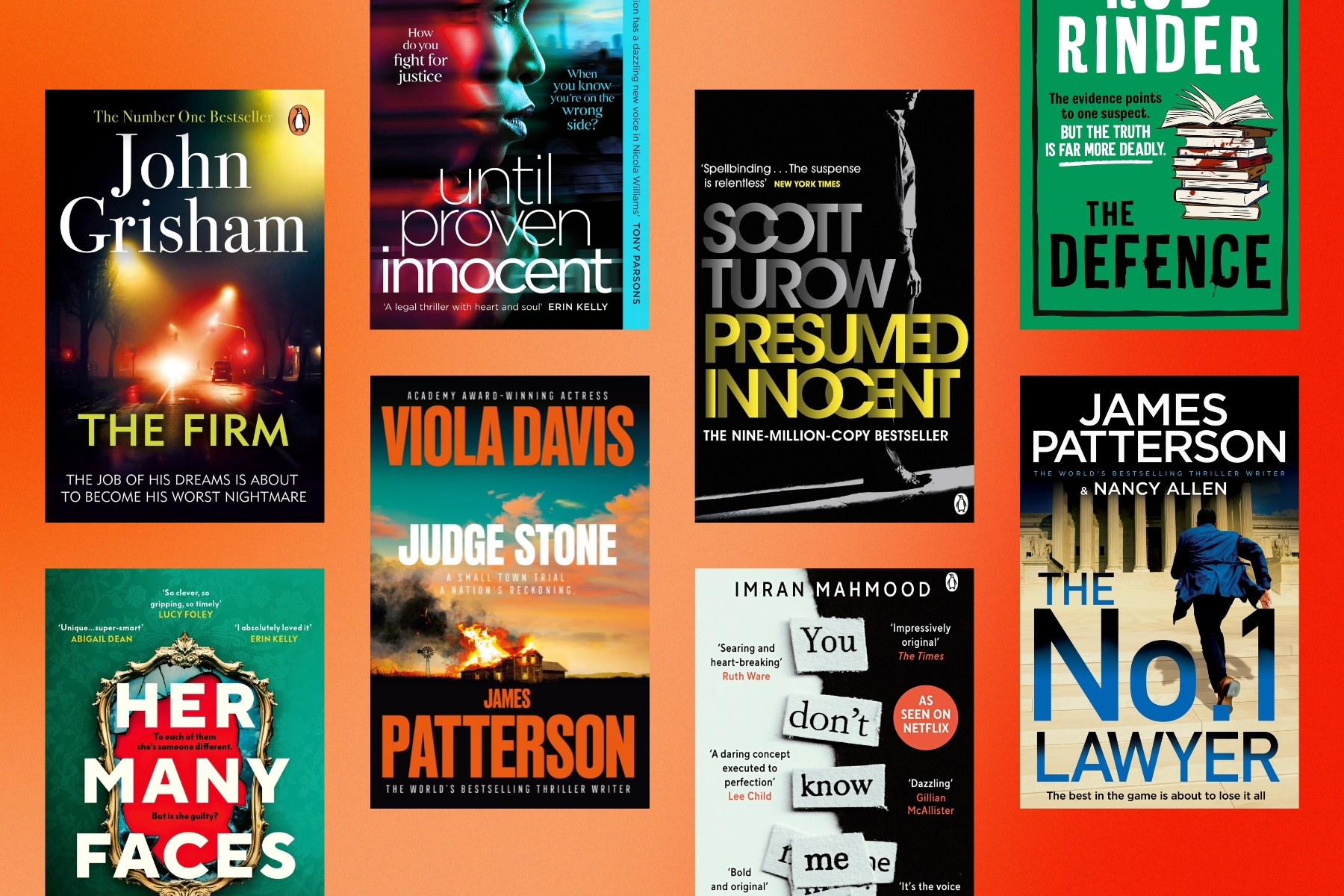 The best legal thrillers and courtroom dramas to read now