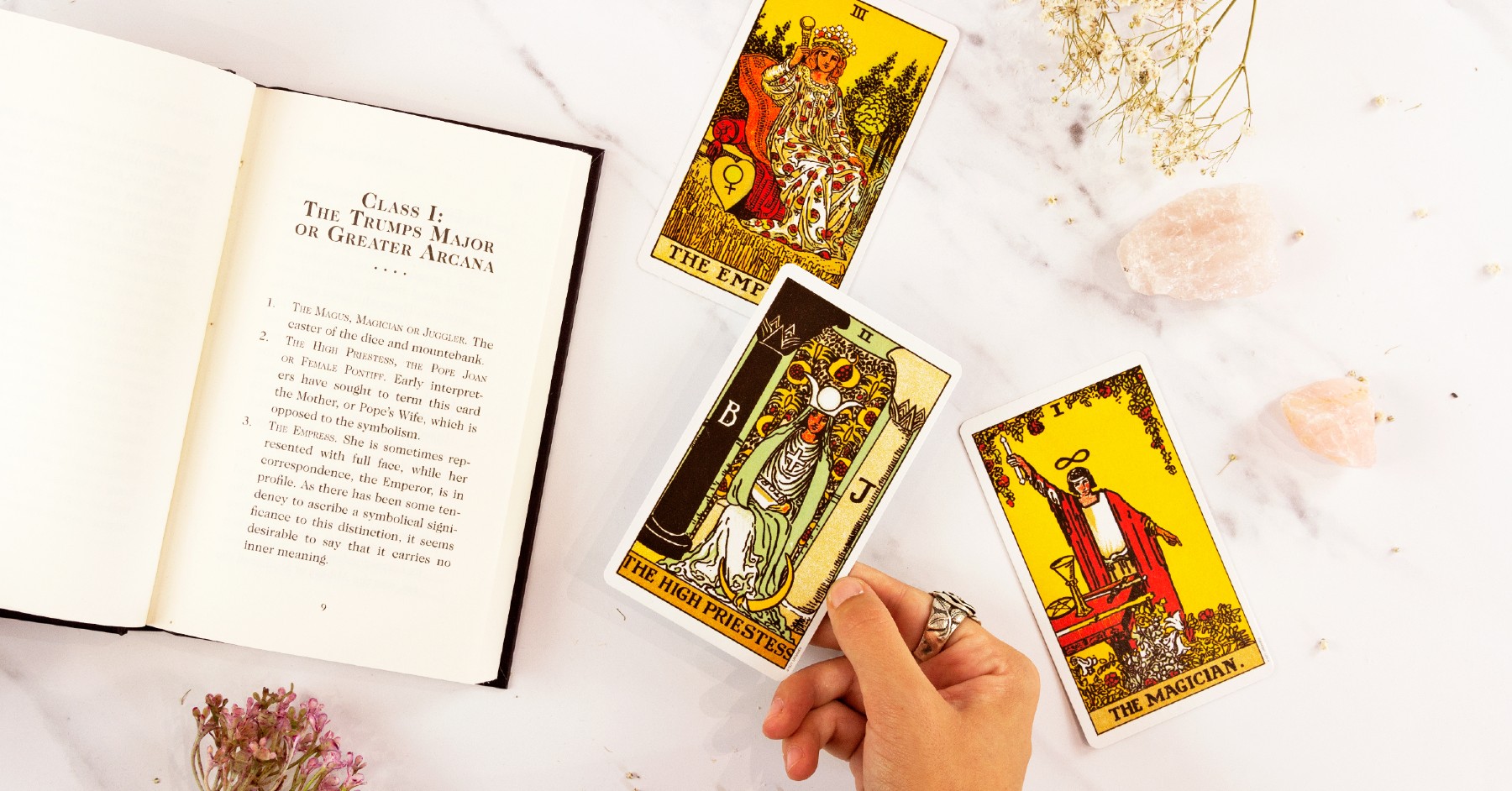 Cards pulled from the Rider-Waite tarot deck. Image: Penguin