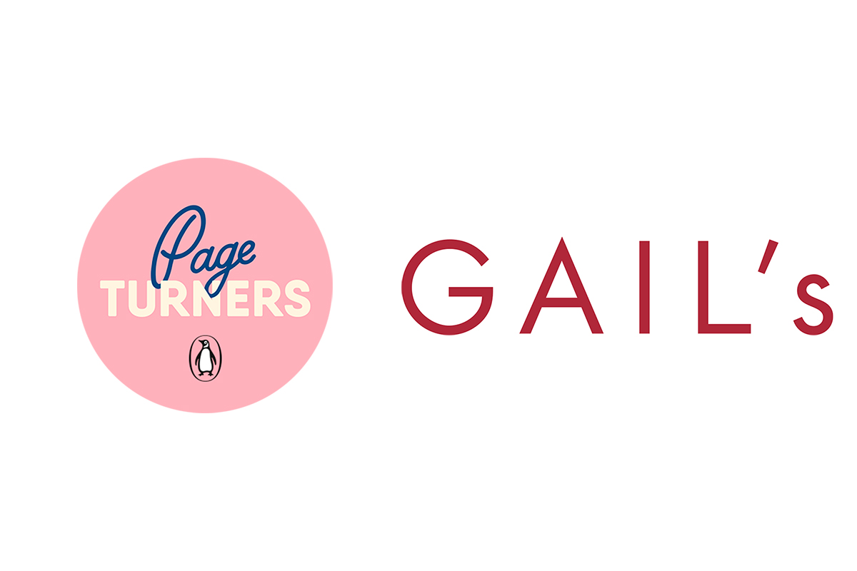 image of Gail's Bakery logo and the Page Turners logo