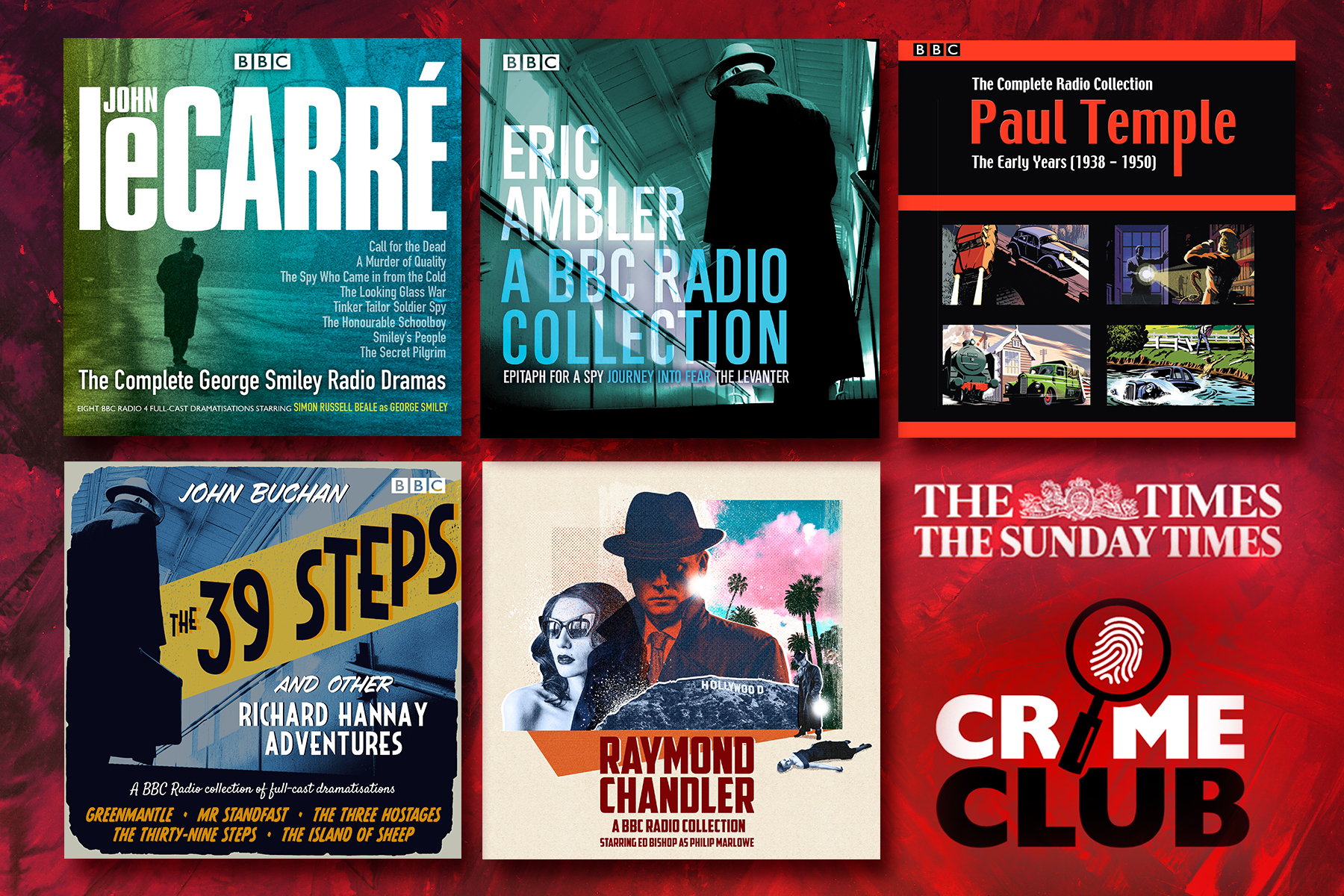 Win 56 Hours of top crime BBC Audiobooks with The Times Crime Club