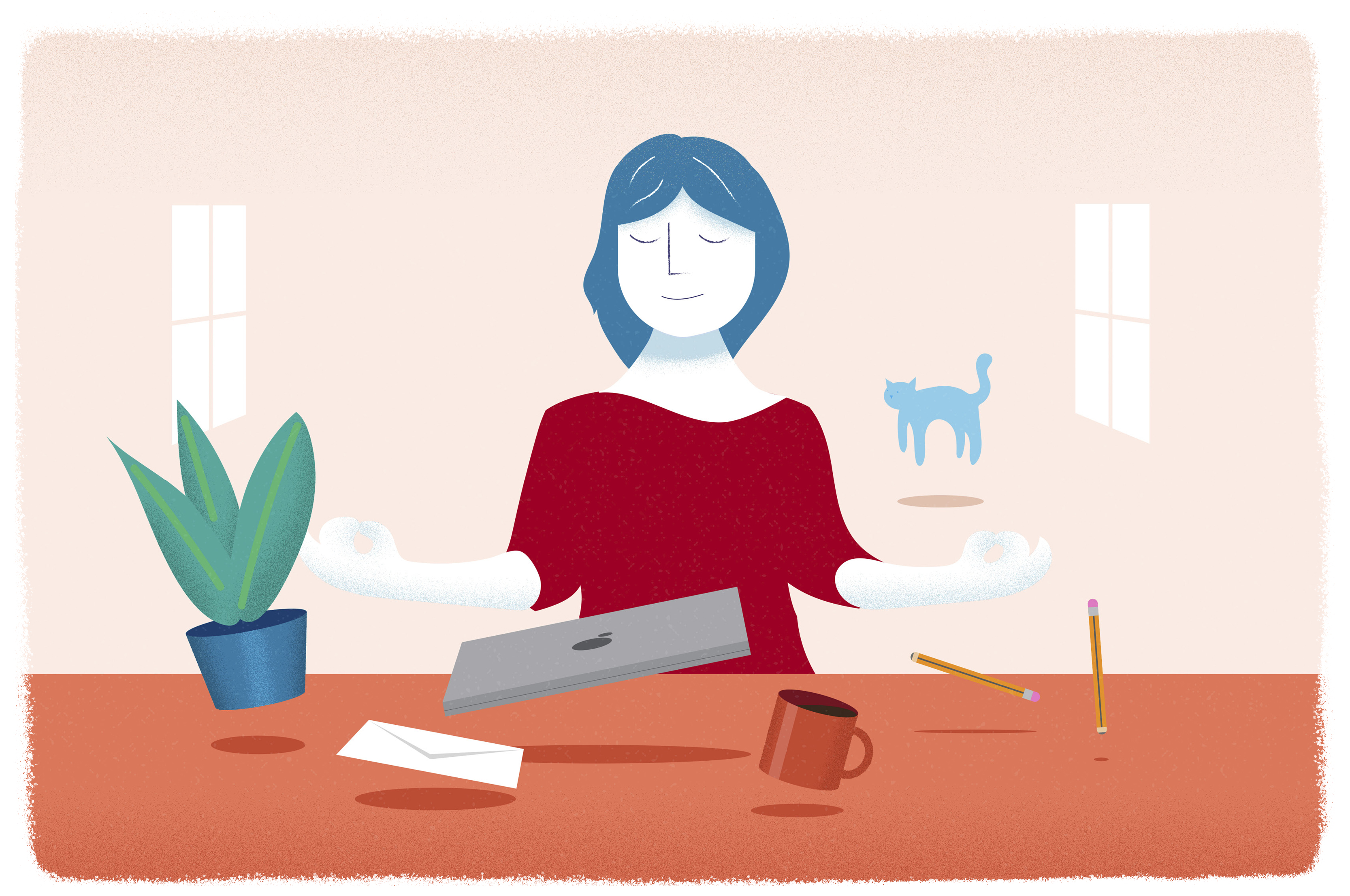 Authors share their mindfulness tips for working from home
