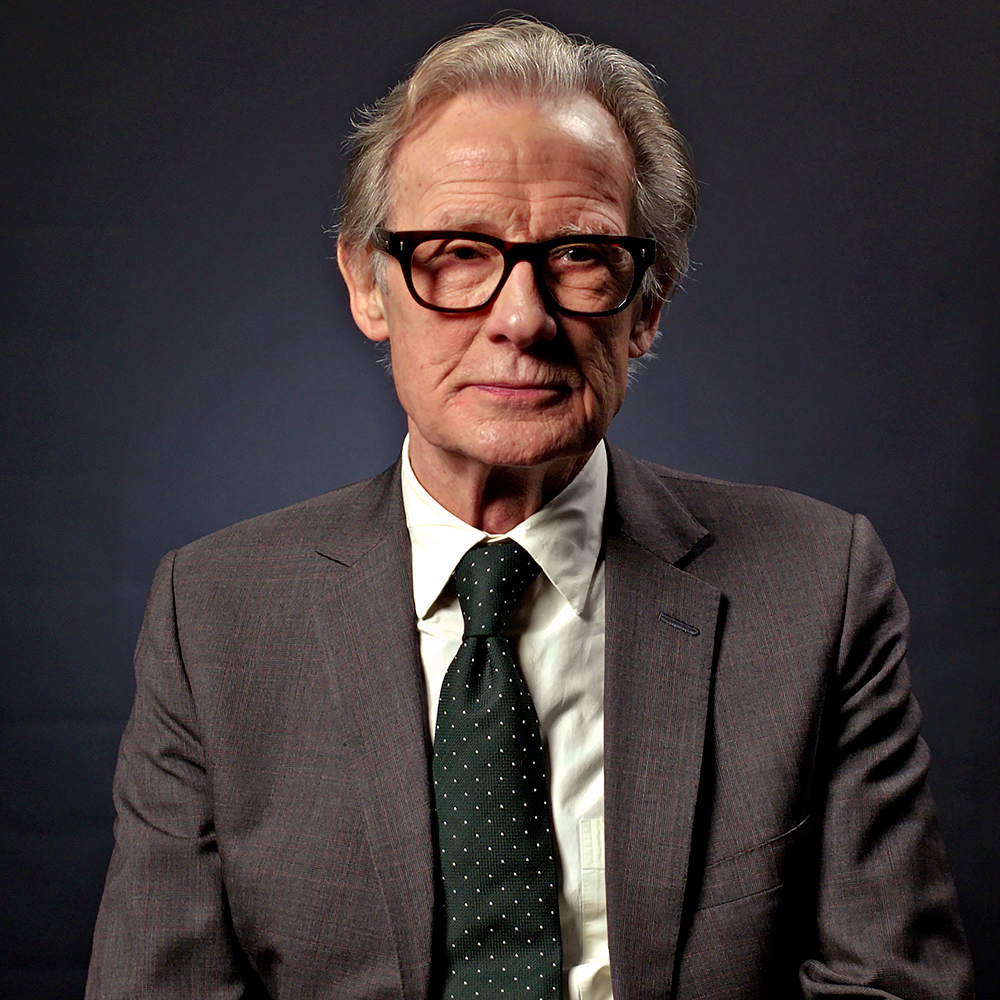 A still image from the Terry Pratchett documentary 'Escape to Discworld', of actor Bill Nighy.