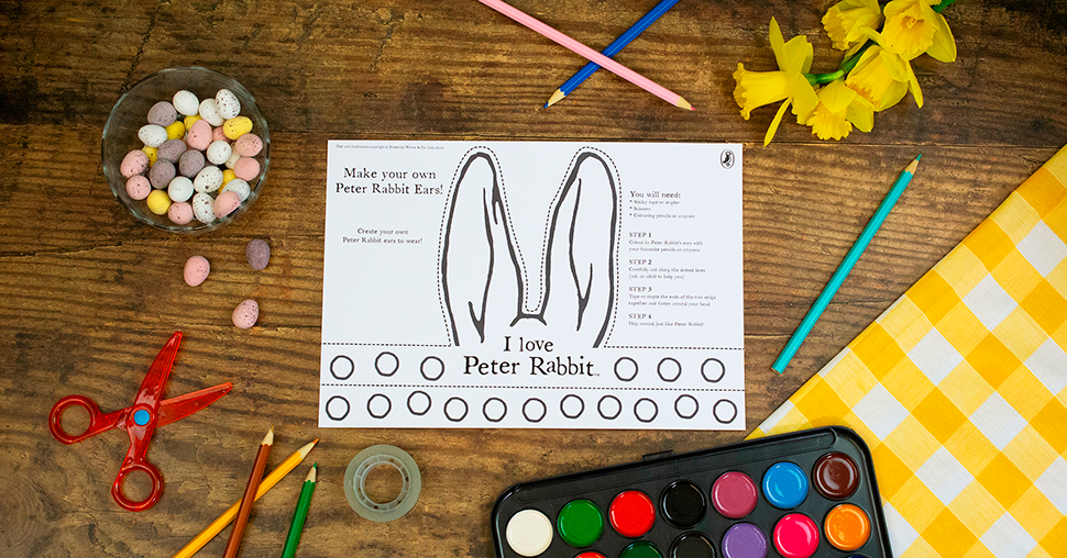 make your own peter rabbit bunny ears step 1
