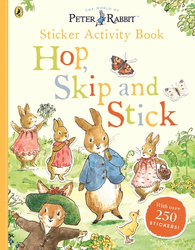 Peter Rabbit Hop, Skip, Stick Sticker Activity